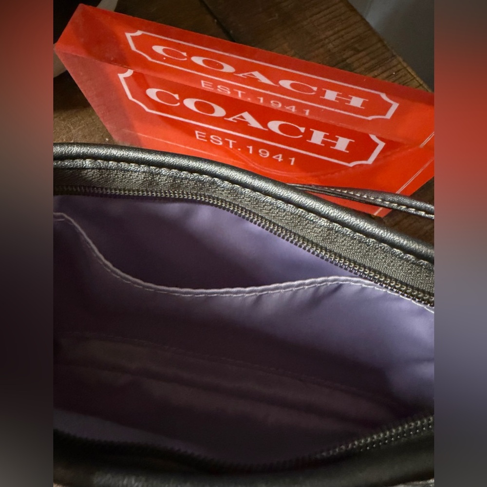 Coach Y2K Hampton 10th Anniversary Straw Wristlet - Picture 7 of 9